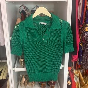 Zara Knit Green Sweater